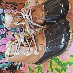 Jack Rogers Chloe Classic Duck Boots Sz 6